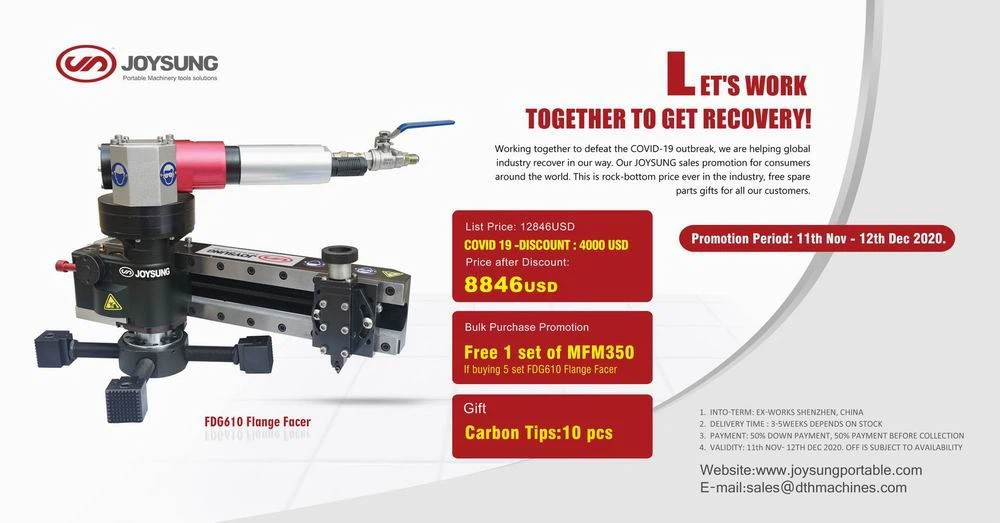 FDG610 Flange Facer Sale Promotion FDG610 Flange Facer Sale Promotion