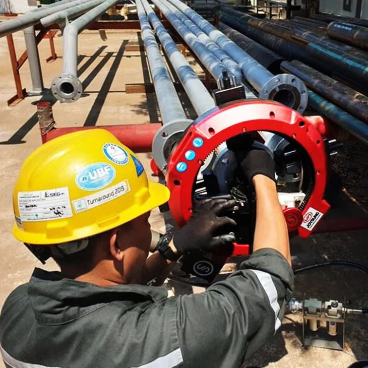 External Clamping Flange FAcer Machine
